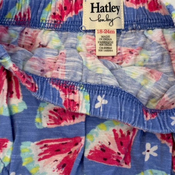 Hatley Watermelon Cotton Puff Dress 18/24M - Picture 5 of 6